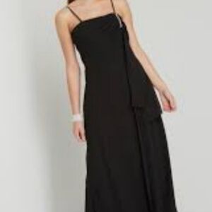 Johnathon Simkhai Keelan wrap effect crepe formal gown. Size 12